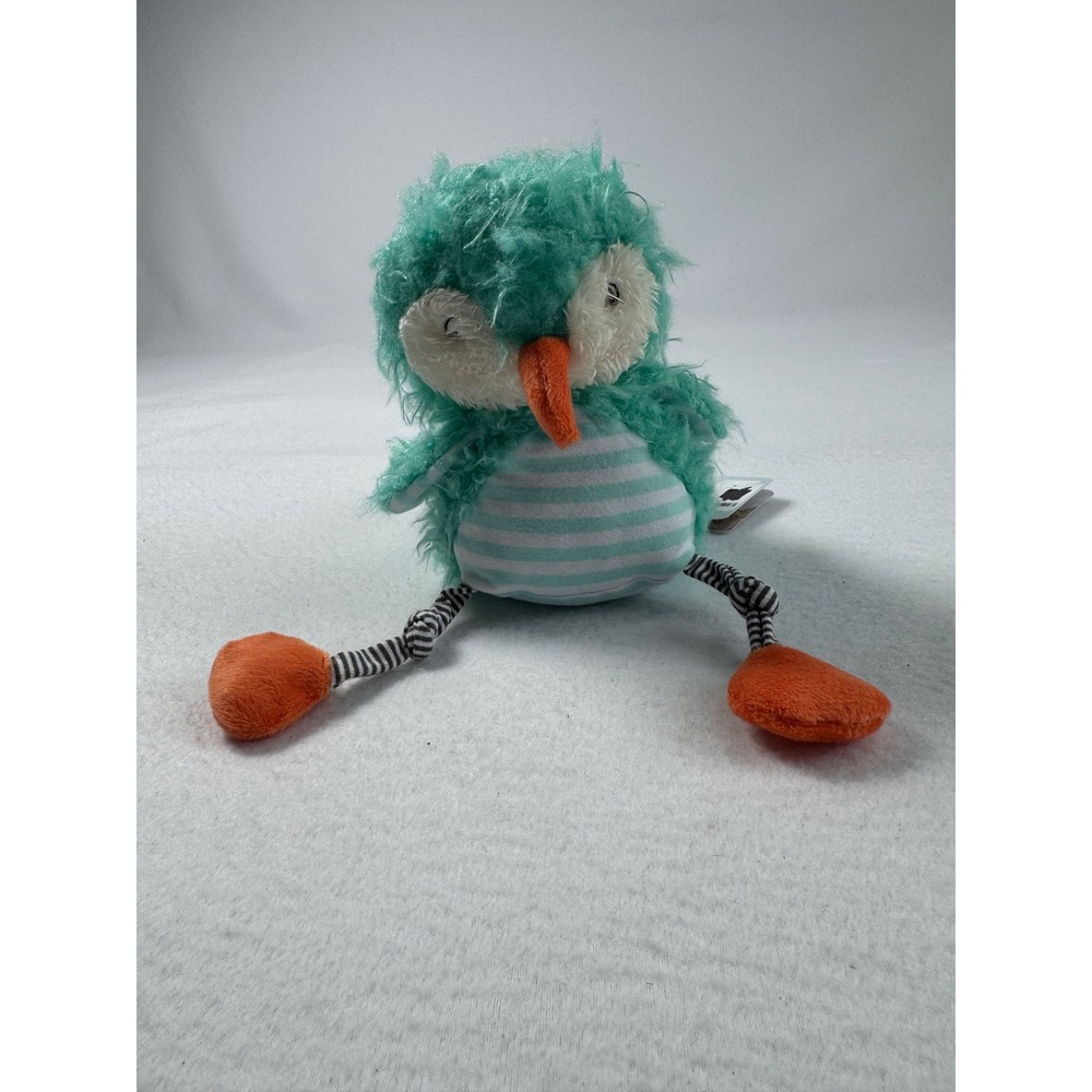 Bunnies by the Bay Piper The‎ Sandpiper Plush NWT Teal Striped Bird